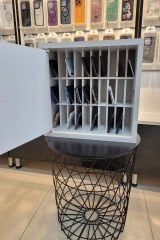 Orkide 30-10*3 Cep Telefonu Pasaport Kimlik Saklama Kabini Hediyelik Dolap Beyaz