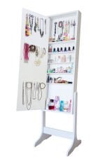 Yıldız - Aynasız - Demonte - Ayaklı - Çok Amaçlı - Hediyelik - Takı Dolabı - Beyaz