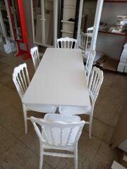 First Mobilya - Üsküdar - Hediyelik - çok amaçlı - Katlanır Masa - Beyaz