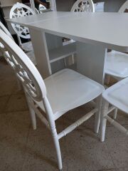 First Mobilya - Üsküdar - Hediyelik - çok amaçlı - Katlanır Masa - Beyaz